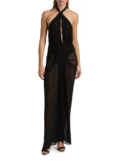 Ronny Kobo Women's Katia Rhinestone-Embellished Maxi Dress | Thumbnail 3