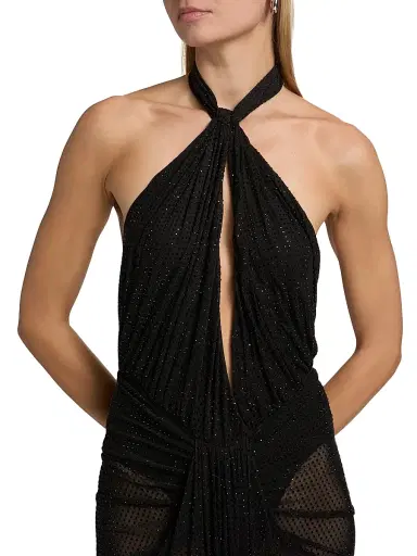 Ronny Kobo Women's Katia Rhinestone-Embellished Maxi Dress | Thumbnail 6