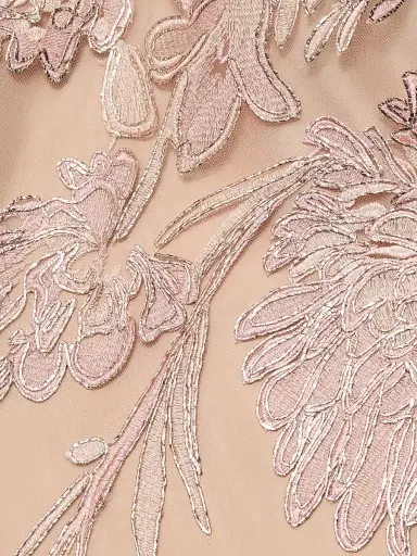 Naeem Khan Women's Floral Embroidered Strapless Cocktail Dress - Pink Multi - Size 0 | Thumbnail 7 Naeem Khan Women's Floral Embroidered Strapless Cocktail Dress - Pink Multi - Size 0 | Thumbnail 7