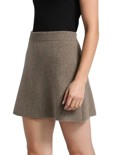 Lisa Yang Women's Clare Cashmere A-Line Miniskirt | Thumbnail 4 Lisa Yang Women's Clare Cashmere A-Line Miniskirt | Thumbnail 4