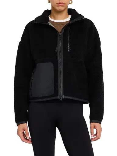 Canada Goose Women's Simcoe Fleece Jacket - Black - Size Large | Thumbnail 3