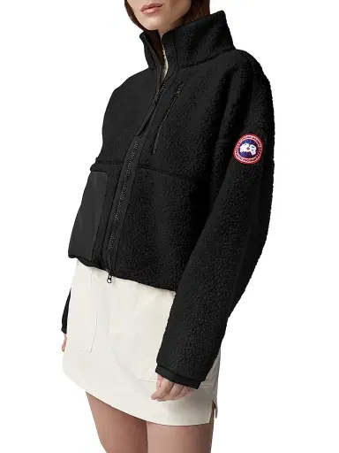 Canada Goose Women's Simcoe Fleece Jacket - Black - Size Large | Thumbnail 7