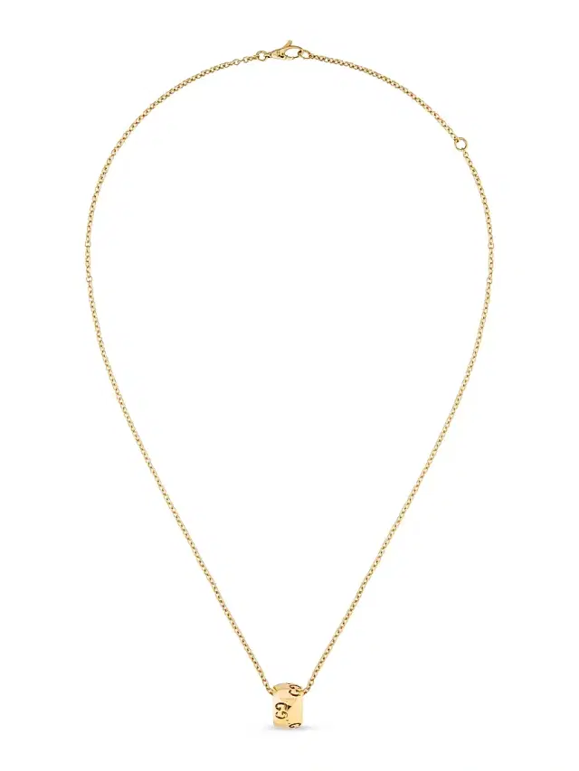 Women's Icon GG 18K Yellow Gold Pendant Necklace - Gold