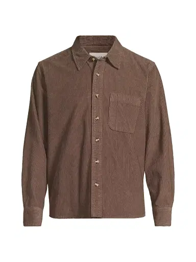 Corridor Men's Cotton Corduroy Shirt - Brown | Thumbnail 1 Corridor Men's Cotton Corduroy Shirt - Brown | Thumbnail 1