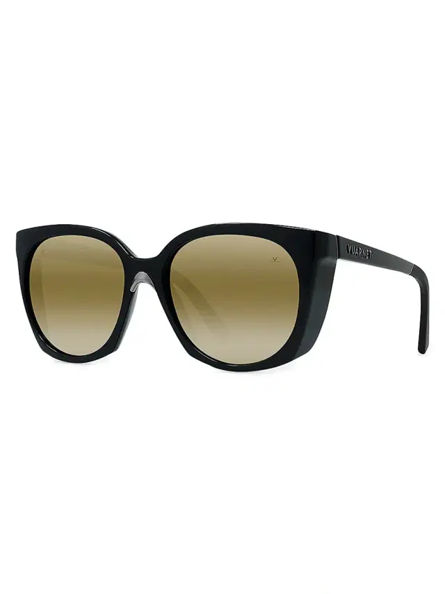 Vuarnet Men's Altitude 02 55MM Cat-Eye Sunglasses - Black Green