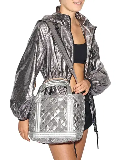 MZ Wallace Women's Empire Small Quilted Tote Bag | Thumbnail 2
