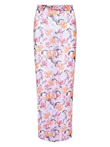 PatBo Women's Honey Flower Beach Skirt - Off White - Size XS | Thumbnail 1