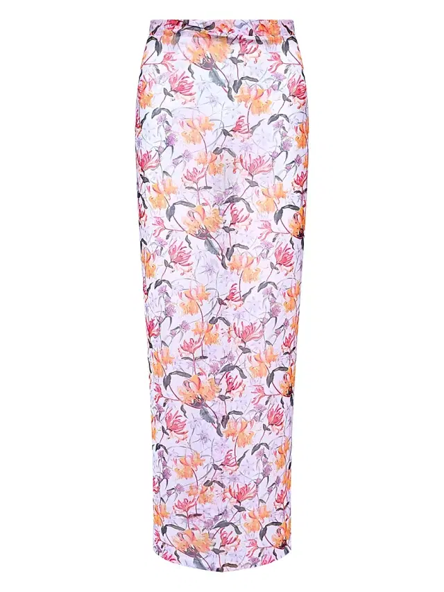 Women's Honey Flower Beach Skirt - Off White