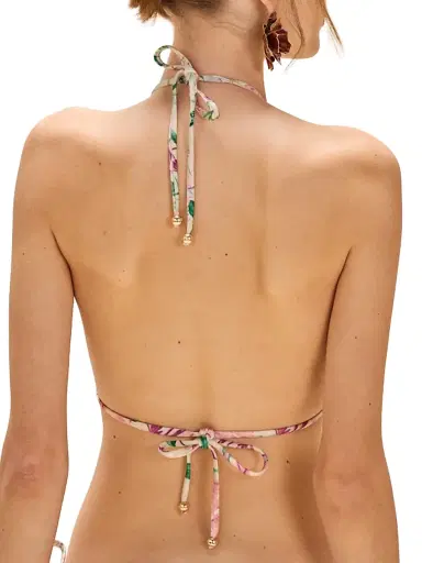 PatBo Women's Honey Flower Lace Triangle Bikini Top - Green - Size XS | Thumbnail 6 PatBo Women's Honey Flower Lace Triangle Bikini Top - Green - Size XS | Thumbnail 6