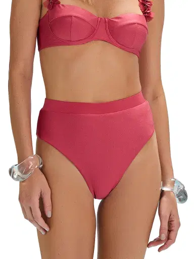 PatBo Women's Sunstone High Waist Bikini Bottom | Thumbnail 2