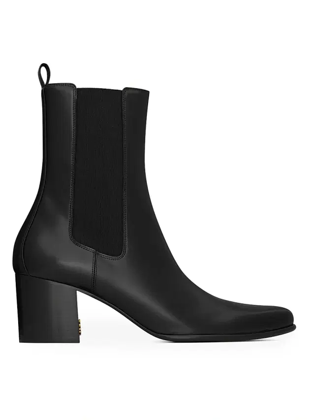 Women's Jill Chelsea Boots in Smooth Leather - Black