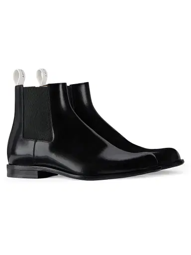 Givenchy Men's Tux Chelsea Boots in Brushed Leather - Black - Size 11 | Thumbnail 2