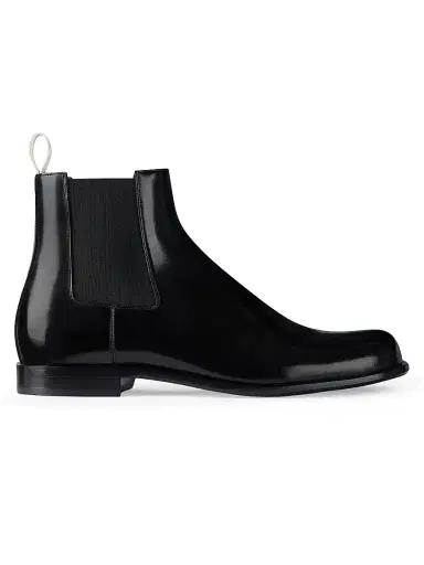Givenchy Men's Tux Chelsea Boots in Brushed Leather - Black - Size 11 | Thumbnail 3