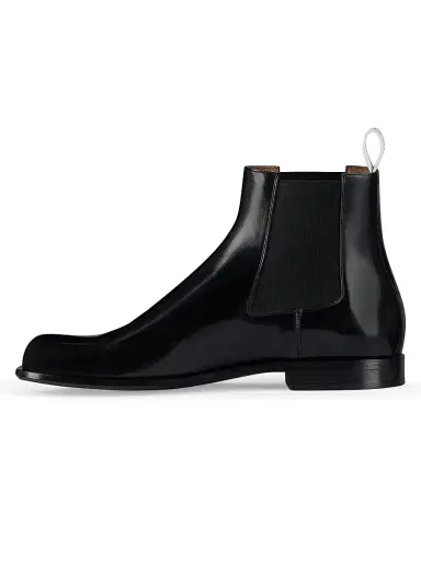 Givenchy Men's Tux Chelsea Boots in Brushed Leather - Black - Size 11 | Thumbnail 4