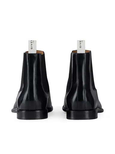 Givenchy Men's Tux Chelsea Boots in Brushed Leather - Black - Size 11 | Thumbnail 5