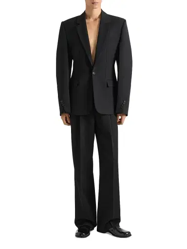 Givenchy Men's Tux Chelsea Boots in Brushed Leather - Black - Size 11 | Thumbnail 6