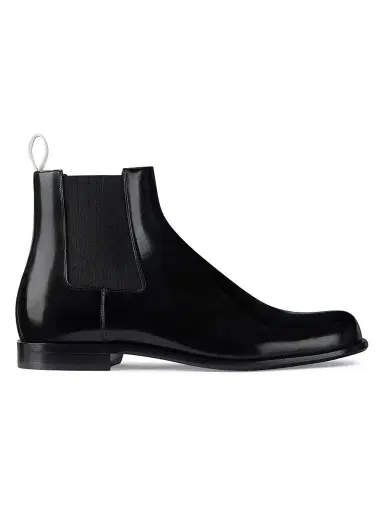 Givenchy Men's Tux Chelsea Boots in Brushed Leather - Black - Size 11 | Thumbnail 1