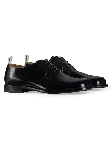 Givenchy Men's Tux Derbies in Brushed Leather - Black - Size 12 | Thumbnail 2 Givenchy Men's Tux Derbies in Brushed Leather - Black - Size 12 | Thumbnail 2