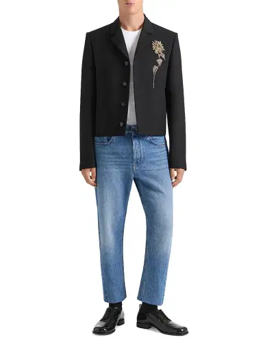 Givenchy Men's Tux Derbies in Brushed Leather - Black - Size 12 | Thumbnail 6 Givenchy Men's Tux Derbies in Brushed Leather - Black - Size 12 | Thumbnail 6