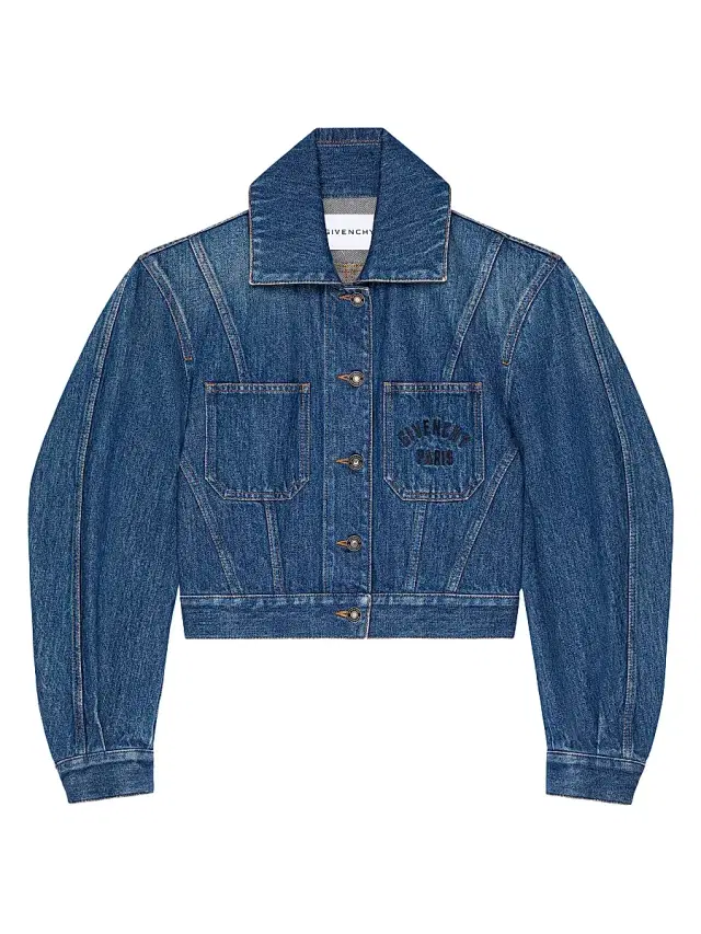 Givenchy Women's Cocoon Jacket in Denim - Medium Blue