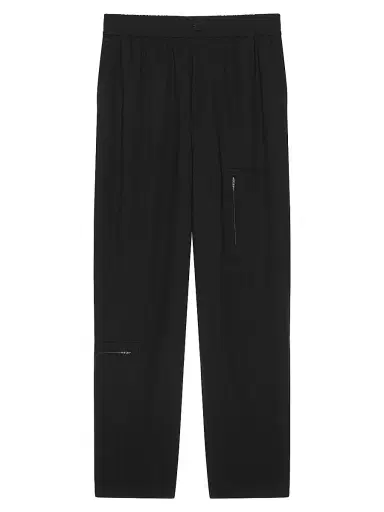 Givenchy Men's Multi Zip Trousers in Wool Crepe - Black - Size XXL | Thumbnail 1