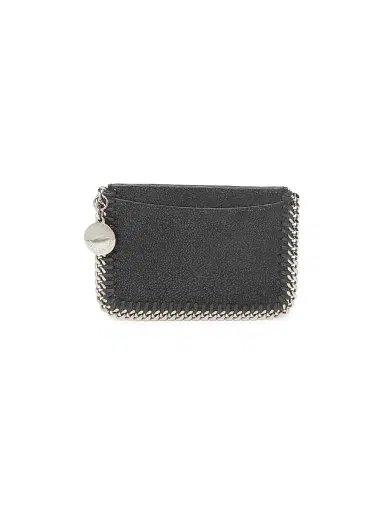 Stella McCartney Women's Falabella Chain Trim Card Case - Black | Thumbnail 2