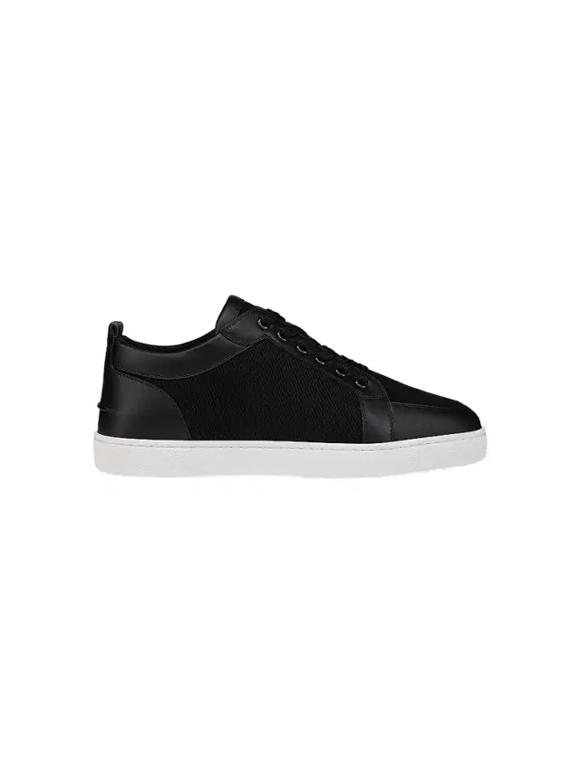 Christian Louboutin Men's Rantulow Cotton Sneakers - Black