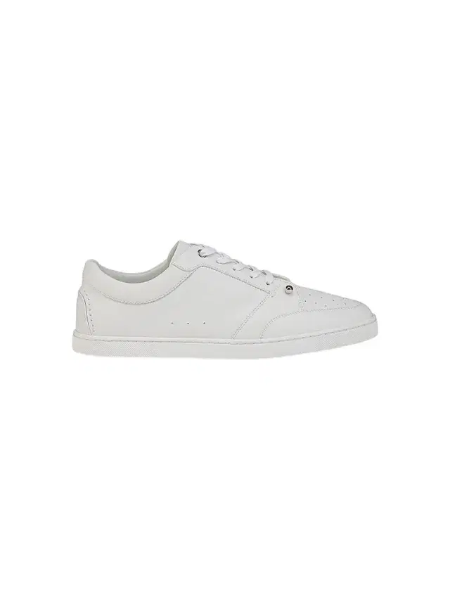 Christian Louboutin Men's Chambelisneak Leather Sneakers - White