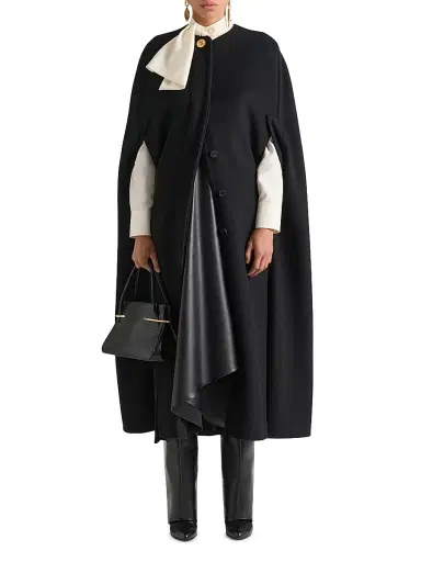Givenchy Women's Cape in Wool and Cashmere | Thumbnail 2 Givenchy Women's Cape in Wool and Cashmere | Thumbnail 2