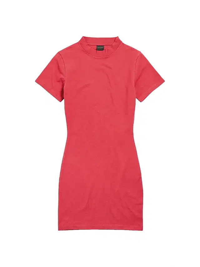 Balenciaga Women's Mini T-Shirt Dress - Faded Red