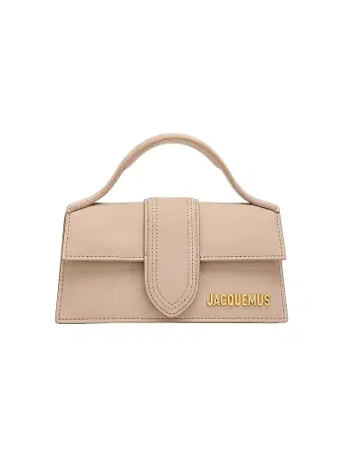 Jacquemus Women's Le Bambino Leather Top Handle Bag - Dark Beige | Thumbnail 1 Jacquemus Women's Le Bambino Leather Top Handle Bag - Dark Beige | Thumbnail 1