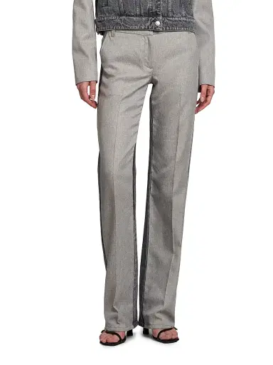Stella McCartney Women's Tailoring Mixed Jeans - Grey Wash - Size 30 | Thumbnail 3