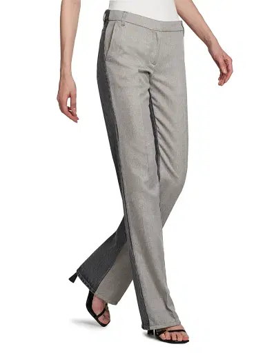 Stella McCartney Women's Tailoring Mixed Jeans - Grey Wash - Size 30 | Thumbnail 4