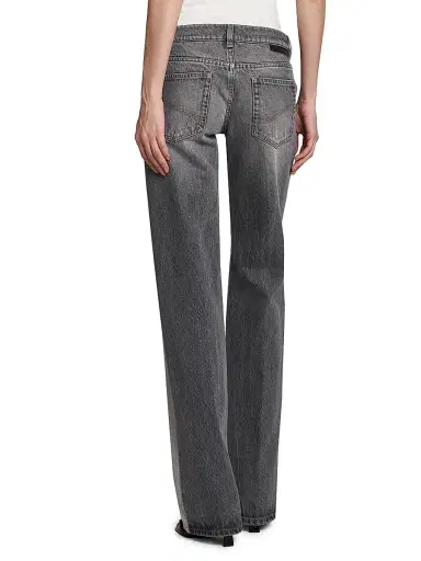 Stella McCartney Women's Tailoring Mixed Jeans - Grey Wash - Size 30 | Thumbnail 5