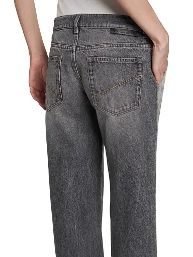 Stella McCartney Women's Tailoring Mixed Jeans - Grey Wash - Size 30 | Thumbnail 6