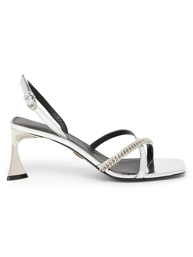 Women's Elsa 65MM Chain-Strap Sandals - Silver