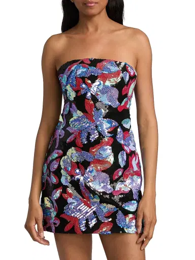 16Arlington Women's Lights On Stell Regular Fit Sequined Minidress - Size 10 | Thumbnail 3 16Arlington Women's Lights On Stell Regular Fit Sequined Minidress - Size 10 | Thumbnail 3