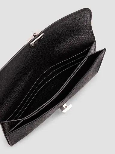 TOTEME Women's Grained Leather Long Wallet | Thumbnail 3 TOTEME Women's Grained Leather Long Wallet | Thumbnail 3