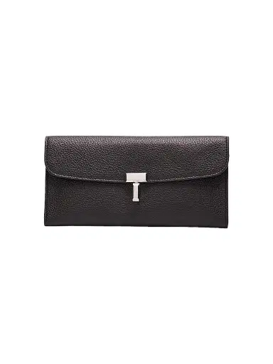 TOTEME Women's Grained Leather Long Wallet | Thumbnail 1 TOTEME Women's Grained Leather Long Wallet | Thumbnail 1