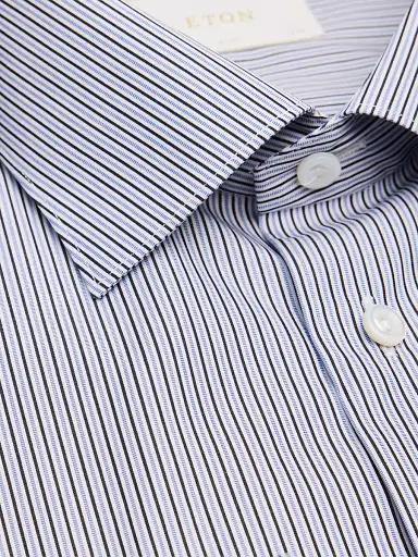 Eton Men's Striped Cotton Slim-Fit Shirt | Thumbnail 2