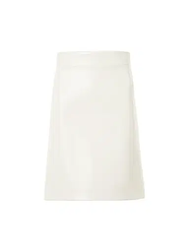 Akris punto Women's Faux Patent Leather A-Line Miniskirt | Thumbnail 1 Akris punto Women's Faux Patent Leather A-Line Miniskirt | Thumbnail 1