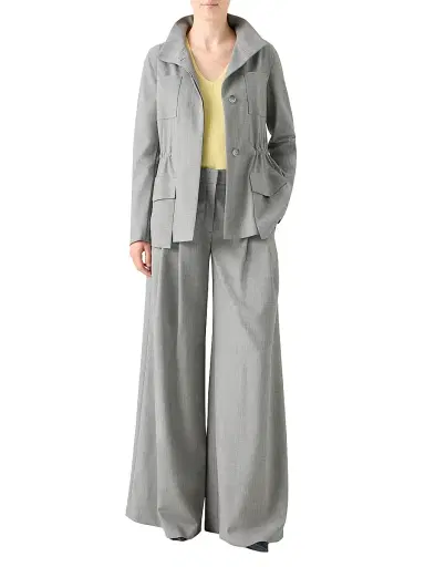Akris Women's Chianti Wool Drawstring Jacket | Thumbnail 2 Akris Women's Chianti Wool Drawstring Jacket | Thumbnail 2