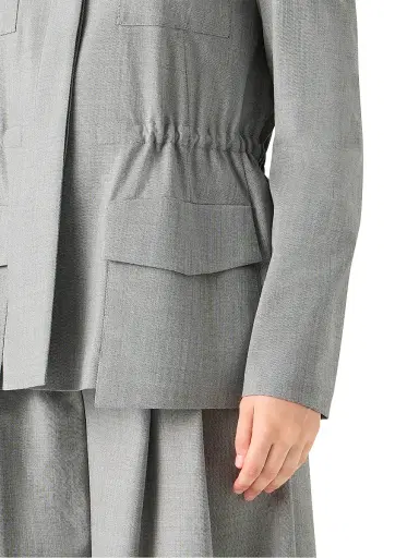 Akris Women's Chianti Wool Drawstring Jacket | Thumbnail 6 Akris Women's Chianti Wool Drawstring Jacket | Thumbnail 6