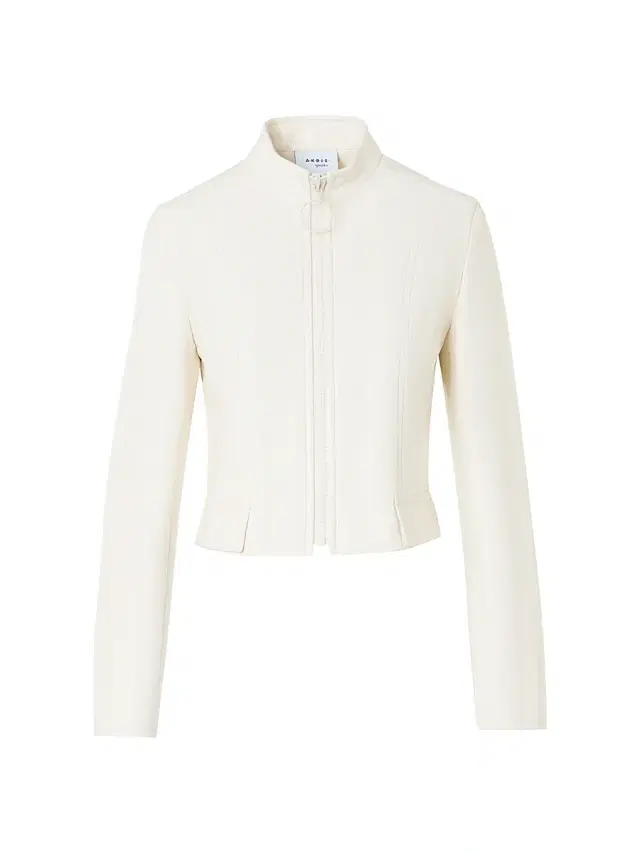 Akris punto Women's Faux Patent Leather Short Jacket - Cream