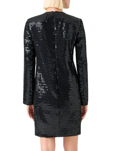 Akris Women's Sequined Long-Sleeve Sheath Cocktail Dress | Thumbnail 5