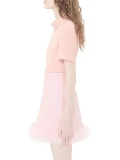 Valentino Garavani Women's Georgette Top - Rose - Size 2 | Thumbnail 3 Valentino Garavani Women's Georgette Top - Rose - Size 2 | Thumbnail 3