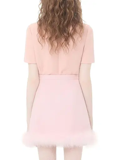 Valentino Garavani Women's Georgette Top - Rose - Size 2 | Thumbnail 4 Valentino Garavani Women's Georgette Top - Rose - Size 2 | Thumbnail 4