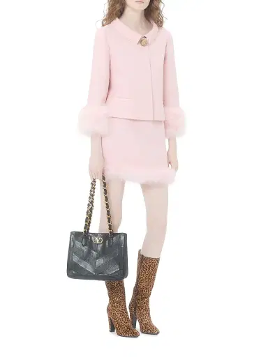 Valentino Garavani Women's Georgette Top - Rose - Size 2 | Thumbnail 7 Valentino Garavani Women's Georgette Top - Rose - Size 2 | Thumbnail 7