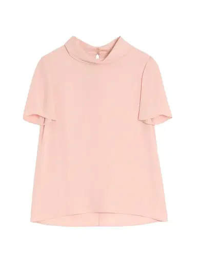 Valentino Garavani Women's Georgette Top - Rose - Size 2 | Thumbnail 1 Valentino Garavani Women's Georgette Top - Rose - Size 2 | Thumbnail 1
