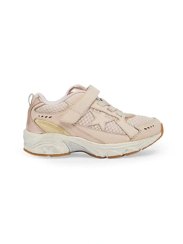 Baby Girl's & Little Girl's Lightstar Mixed Leather Runner Sneakers - Pink 9 (Toddler)